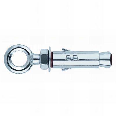 100 chevilles métalliques anti-rotation charges lourdes Piton M6 x 45 mm (D. 12 mm) acier zingué - AHIAR0645 - Index