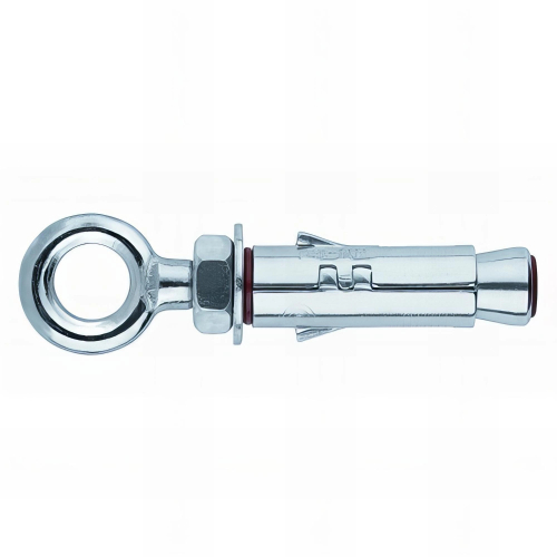 50 chevilles métalliques anti-rotation charges lourdes Piton M10 x 65 mm (D. 16 mm) acier zingué - AHIAR1065 - Index