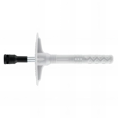 200 chevilles de fixation de panneaux isolants 10 x 220 mm (D. 10 mm) avec clou métallique