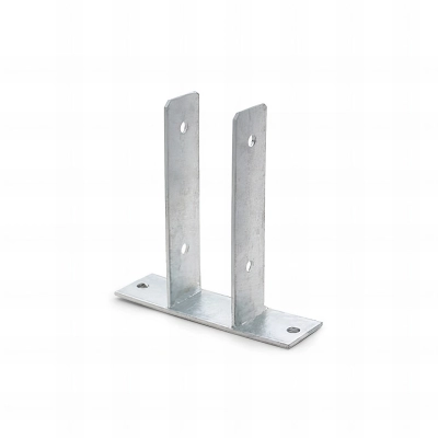 1 fixation de poteaux Galva en U visser ou cheviller sur tiges filetées encastrées 71x200x60x50 mm - APAT071 - Index