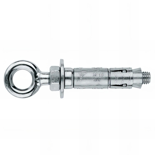 25 chevilles métalliques charges mi-lourdes Piton forgé M10 x 56 mm (D. 16 mm) zamak - AZAMAFO10 - Index