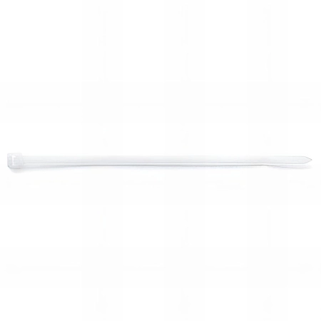 100 Colliers de serrage nylon blanc - L. 250 x l. 3,6 mm