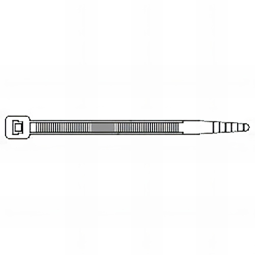 100 Colliers de serrage nylon blanc - L. 250 x l. 3,6 mm