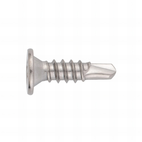 500 vis autoperceuses PH2, tête extraplate 4,2 x 14 mm Inox A2 pour tôle et PVC - BCPA24214 - Index