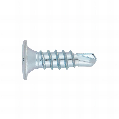500 vis autoperceuses PH2, tête extraplate 4,2 x 14 mm zingué pour tôle et PVC - BCPZ4214 - Index
