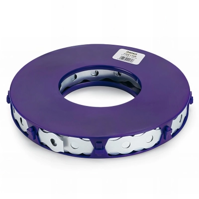 Bande d'assemblage perforée courbée galvanisée 17 x 0,8 mm x L. 10 m - CIPE1708 - Index