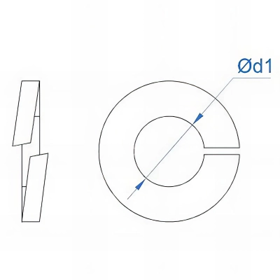 500 rondelles grower, zinguées - M3 2