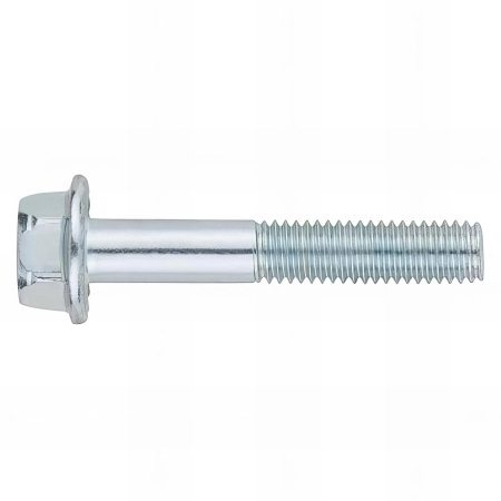 100 vis à tête hexagonale M12 x 35 mm à embase crantée 8.8, zingué