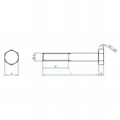 200 vis métriques M10 x 45 mm à tête hexagonale 8.8, zingué 2