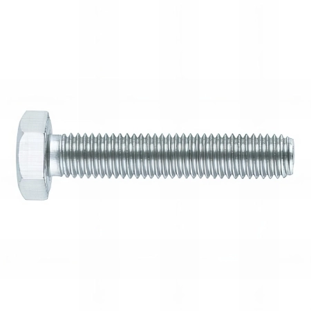 200 vis métriques M10 x 35 mm avec tête hexagonale totalement filetée, Inox A2