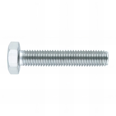 25 vis métriques M14 x 120 mm avec tête hexagonale totalement filetée, zingué