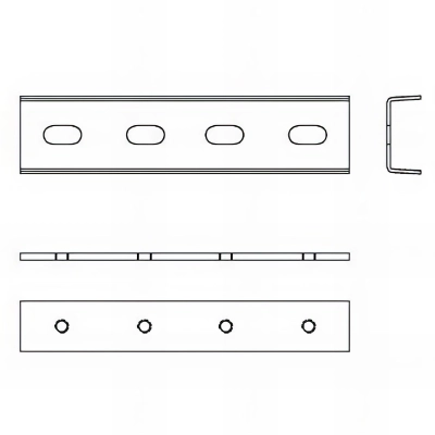 10 raccordements M8 (41/21-41/41) pour profilés indextrut, zingué 2