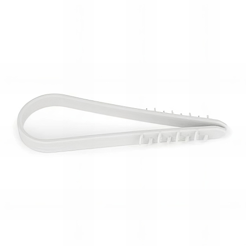 200 clips serre-câbles, nylon - D. 13 mm