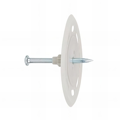 100 clous standards rondelle plastique 66 mm pour cloueur à poudre 3,8 x 51 mm - FPAP085166 - Index