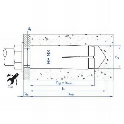 100 chevilles femelles M8 x 30 - D. 10 mm avec cône intérieur, pour charges lourdes, sherardisées 2