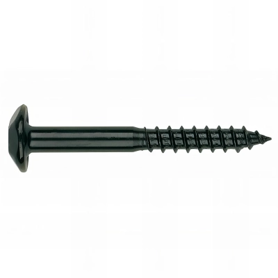 100 vis à bois T40 inviolable 6 x 60 mm zingué noir - INVN6060 - Index