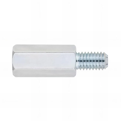 100 manchons M6 x 10 mm, entretoise hexagonale mâle/femelle, zingué