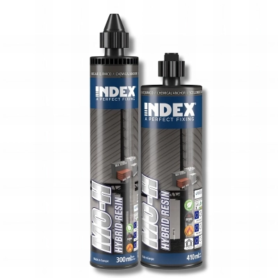 12 fixations chimiques, résine hybride sans styrène, homologuée ATE option 1 - 300 ml