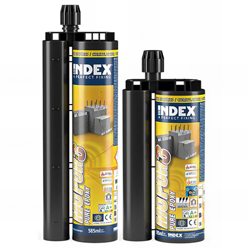 12 cartouches de scellements chimiques. epoxy pur 3:1, homologuée ate option 1. 385 ml