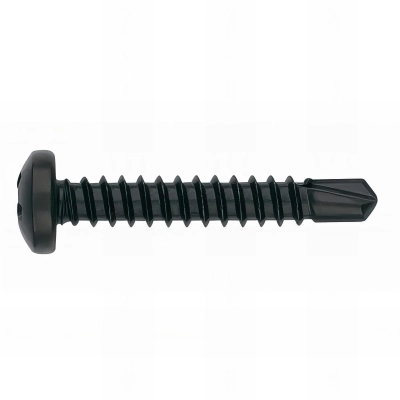 1000 vis autoperceuse PH tête bombée 4,2 x 19 mm acier zingué noir pour tôle et PVC - NBR4219 - Index