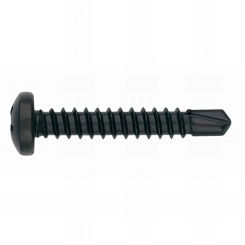 500 vis autoperceuse PH tête bombée 4,8 x 32 mm acier zingué noir pour tôle et PVC - NBR4832 - Index