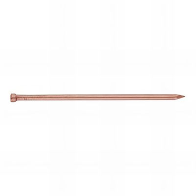 800 clous d'acier tête conique cuivrée - 1,5 x 15 mm