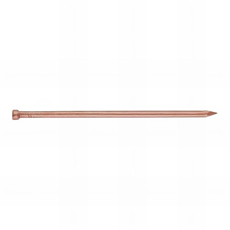 800 clous d'acier tête conique cuivrée - 1,5 x 15 mm