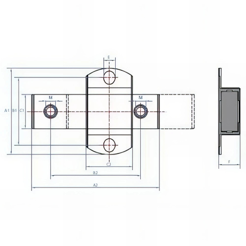 50 patins d'expansion, zingué - M8 x 180 mm