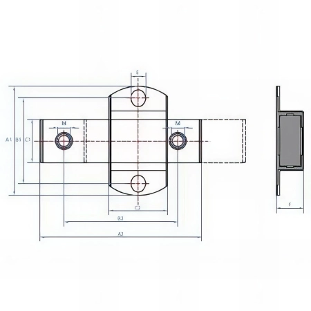 50 patins d'expansion, zingué - M10 x 180 mm