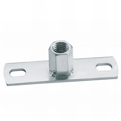 100 platines de fixation Zingué M8 mm - PFZNM0800 - Index