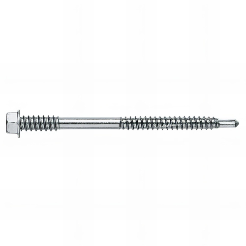 200 vis autoperceuse 5,5 / 6,3 x 130 mm, tête hexagonale avec rondelle estampée, pour panneaux sandwich, zingué