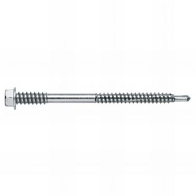 200 vis autoperceuse 5,5 / 6,3 x 150 mm, tête hexagonale avec rondelle estampée, pour panneaux sandwich pointe, zingué