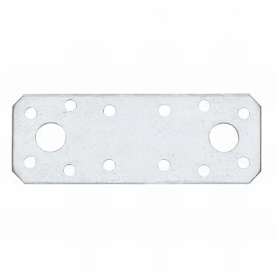 50 platines galvanisées à chaud, d'assemblage et bride plate 135 x 55 mm - PTBR13355 - Index