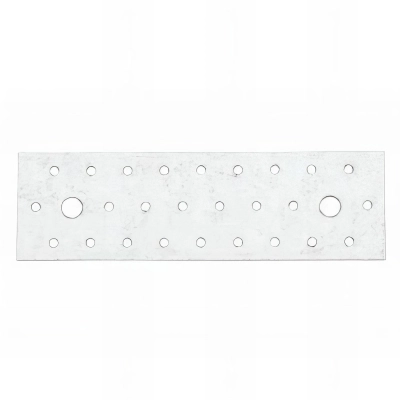 100 platines galvanisées à chaud, d'assemblage universel 160 x 40 mm - PTUN16038 - Index