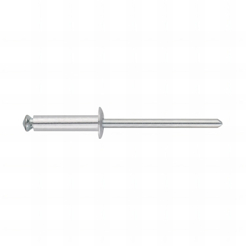500 rivets tête bombée, finition fleur 4 x 12,1 mm aluminium - REFL4012 - Index