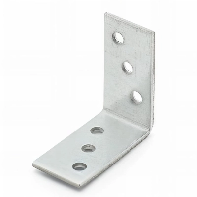 25 équerres galvanisées à chaud, d'assemblage, perforée, trous même taille 100 x 100 x 100 mm - SCEI101010 - Index