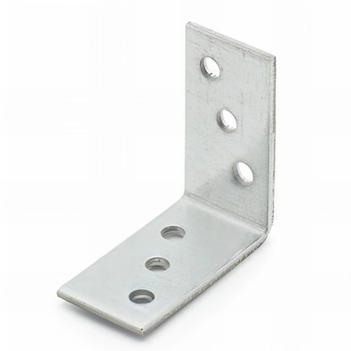 25 équerres galvanisées à chaud, d'assemblage, perforée, trous même taille 100 x 100 x 100 mm - SCEI101010 - Index