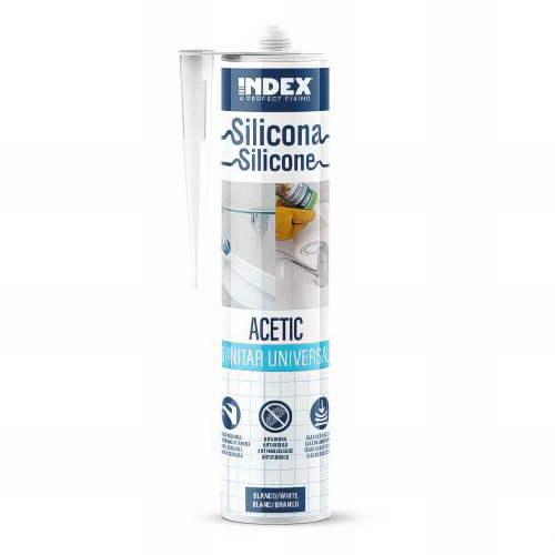 12 silicones acétique universel polyvalent aux propriétés fongicides - 280 ml - transparent