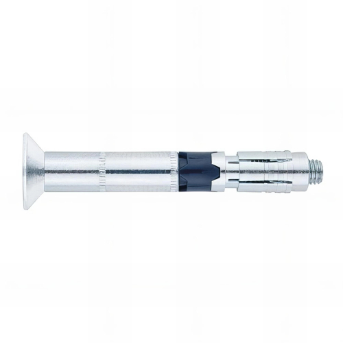 50 chevilles de sécurité M6 x 80 - D. 10 mm pour charges lourdes sur béton, homologuée ATE option 1, hexagonale, zingué
