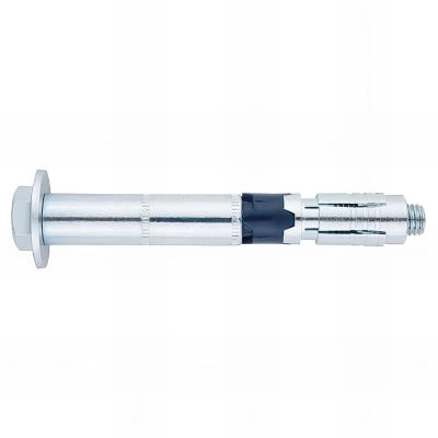 25 chevilles de sécurité M8 x 120 - D. 12 mm pour charges lourdes sur béton, homologuée ATE option 1, hexagonale, zingué