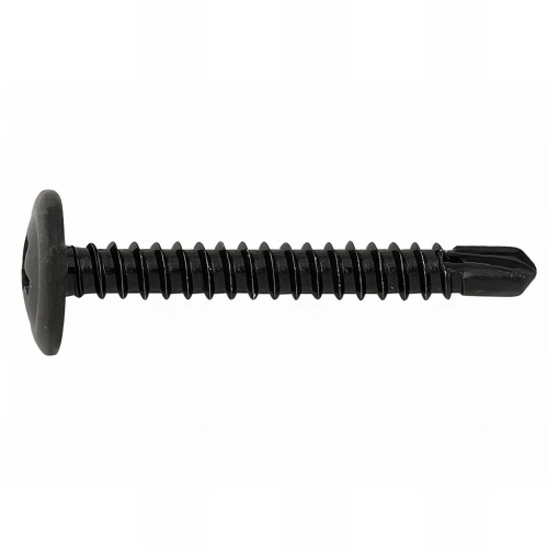 500 vis autoperceuses PH2, tête bombée basse 4,2 x 16 mm zingué noir pour tôle et PVC - TAEN4216 - Index