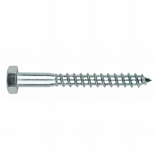 100 tirefonds bois à visser, tête hexagonale 13 D. 8 x 70 mm Inox A2 - TBA208070 - Index