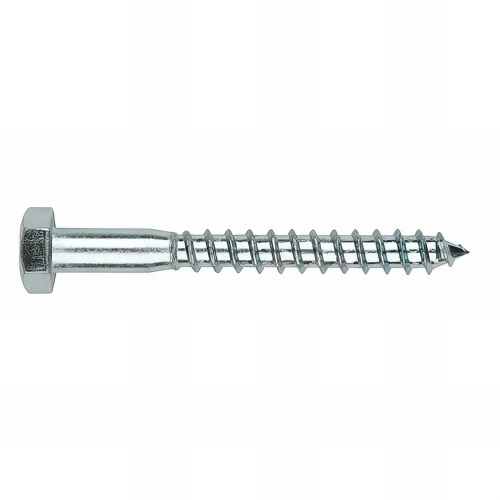 50 tirefonds bois à visser tête hexagonale 19 D. 12 x 80 mm zingué - TB12080 - Index