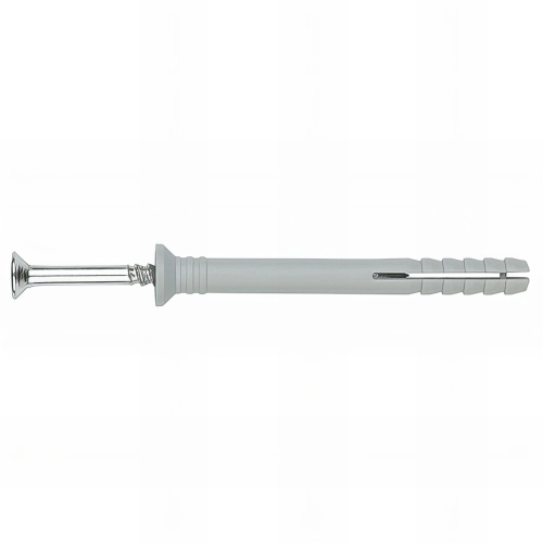 100 chevilles à frapper polyamide avec clou annelé à tête fraisée Inox A2 6 x 40 mm (D. 6 mm) - TCA206040 - Index