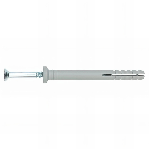 100 chevilles à frapper polyamide avec clou annelé à tête cylindrique 8 x 120 mm (D. 8 mm) - TCCC08120 - Index