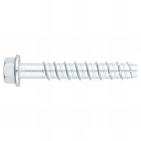50 vis à béton D. 8 x 55 mm tête hexagonale homologué ETE option 1 zingué