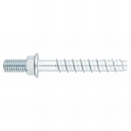 100 vis à béton D. 6 x 55 mm (M10) tête filetage mâle homologué ETE option 1 zingué