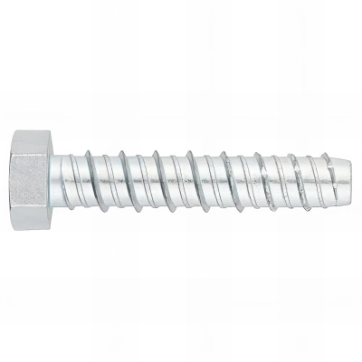 25 vis à béton D. 14 x 80 mm tête hexagonale sans rondelle homologué ETE option 1 zingué