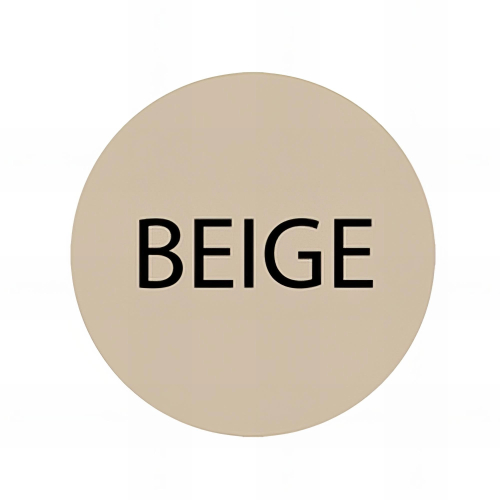 1000 bouchons cache-vis D. 14 mm en plastique et en pvc adhésifs - Beige