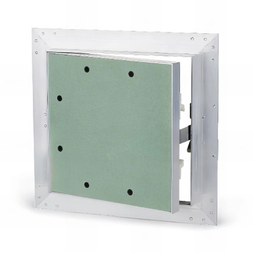 2 trappes de visite 300 x 300 mm pour plaques de plâtre, 15 mm, aluminium
